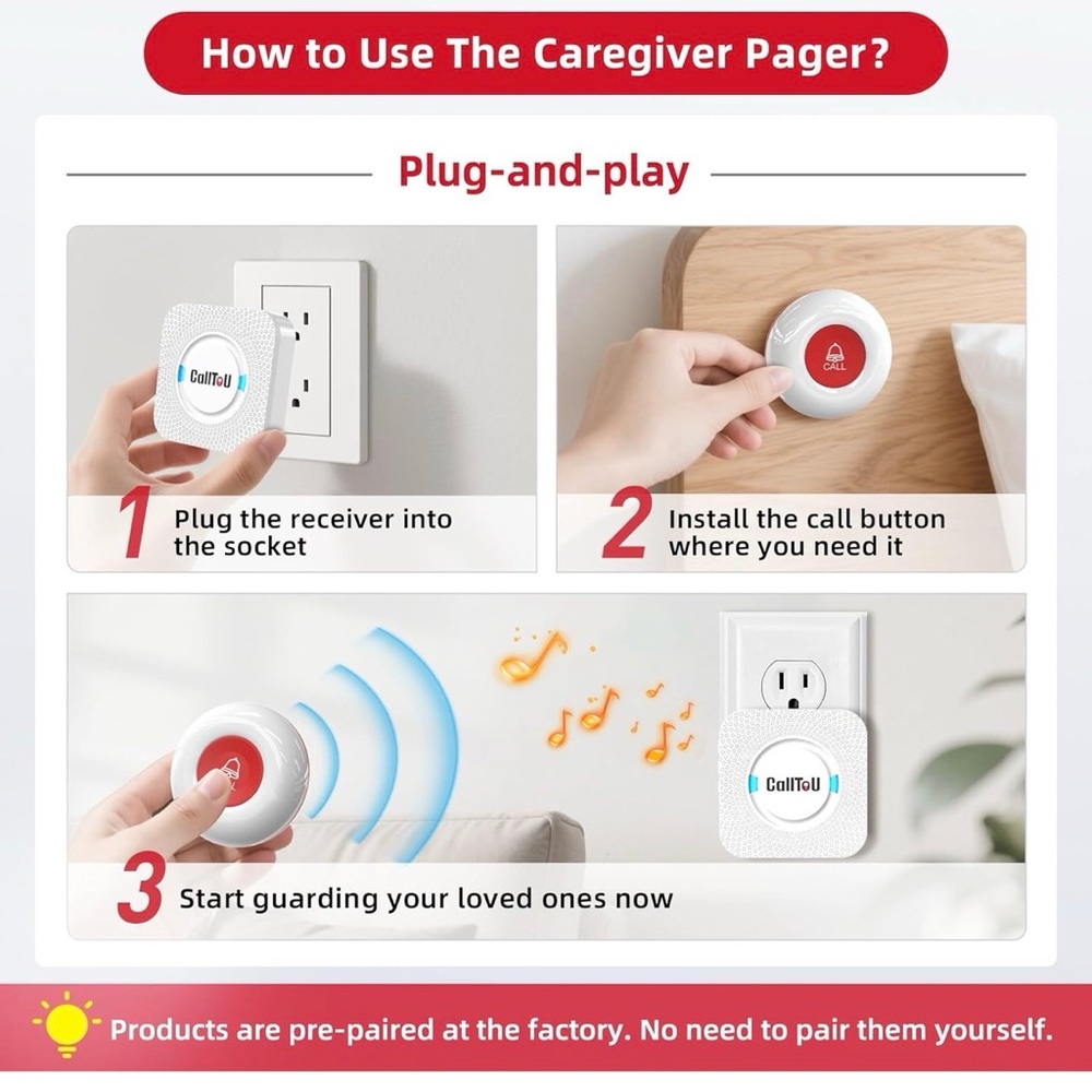 CallToU Wireless Call Button System - Picture 6 of 9